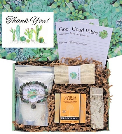 "Thank You" Good Vibes Women's Gift Box 